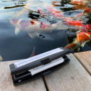 Elektronischer pH + Temperatur Duo Tester inkl. Kalibrierlösung Messgerät Wassertest für Aquarium, Pool & Teich