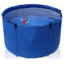 Flexi Bowl Flexible Faltbecken blau mit Abdecknetz und...
