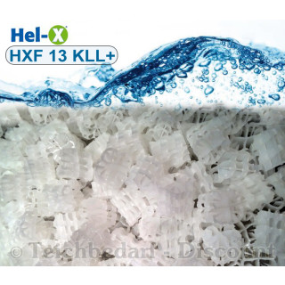 Hel-X® HXF 13 KLL+ 50 Liter Filter Medium Bio Carrier Koi Teich - Farbe: weiß