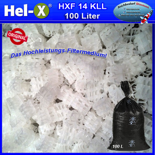 Hel-X® HXF 14 KLL Bio Carrier Filter Medium - Farbe: weiß