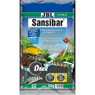 JBL Sansibar DARK 10 kg feiner dunkler Bodengrund Sand dk-grau/anthrazit Süß- und Meerwasser-Aquarien Terrarien Aquarium (6705100)