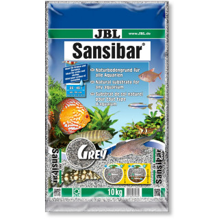 JBL Sansibar GREY 10 kg feiner Bodengrund grau für Süß- und Meerwasser-Aquarien Terrarien Aquarium (6706300)