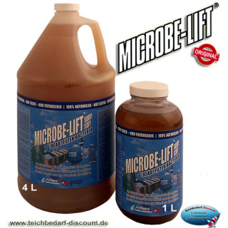 MICROBE LIFT® SUPER START - Hochleistungs Bead Filter Bakterien für schnellen Abbau von Ammoniak, Nitrit und Nitrat für Koi Teich Filter & Schwimteiche & Gartenteiche - Inhalt: 4 Liter