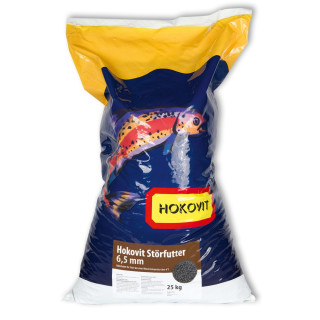 HOKOVIT® Stör Futter 6,5 mm Hochwertig Sinkend  über 6°C Wassertemperatur 25 kg (5 x 5 kg)