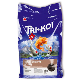 TRI KOI® Winter Fit Koi Futter 10 kg / Ø 6,5 mm sinkend energiereiches Sinkfutter (2x á 5 kg Sack)