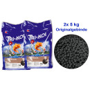 TRI KOI® Winter Fit Koi Futter 10 kg / Ø 6,5 mm sinkend energiereiches Sinkfutter (2x á 5 kg Sack)