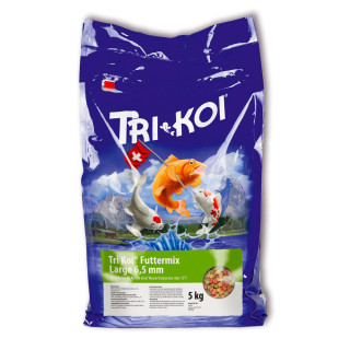TRI KOI® Futtermix 6,5 mm Koifutter - Menge: 10 kg (2x 5 kg Originalgebinde) über 15 °C