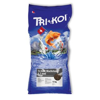 TRI KOI® Wachstum 6,5 mm - 5 kg - 30 kg Wachstums Koi Futter über 15°C