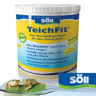 Söll TeichFit 10 kg perfekte Teichpflege für 100 m³ - stabilisiert das Koi Teichwasser und für Gartenteiche