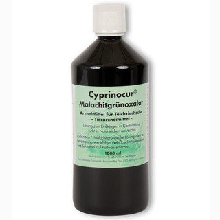 Cyprinocur® Malachit 1 L Malachitgrünoxalat - Bekämpfung Ichthyo + Schimmel Koi