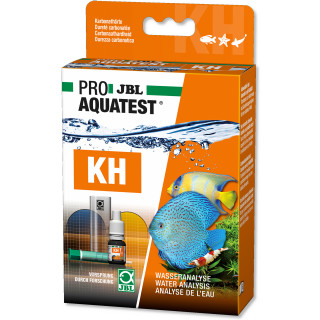 JBL PROAQUATEST KH Karbonathärte  Schnelltest-SET Wassertest Test, Tröpchentest, Schnelltest-SET Koi Teich Aquarium (2411000)
