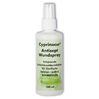 Cyprinocur® Antisept - Inhalt: 100 ml schonende Desinfektion von Wunden Bakterien Viren Pilze