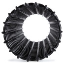 Filtersiebrohr / Siebrohr L=33 cm Ø 110 mm Filter Gitterrohr für Filtermedien - Farbe: schwarz