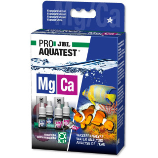 JBL PROAQUATEST Mg-Ca Magnesium-Calcium Schnellest-SET Wasser Test Kalzium Meerwasser Aquarien Korallen - 2413600
