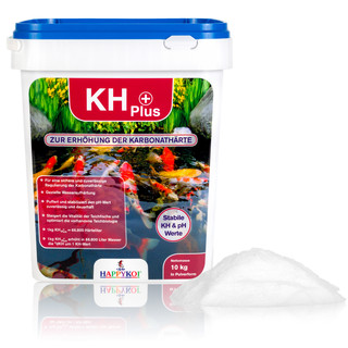 HAPPYKOI® KH+ Plus Erhöhung der Karbonathärte stabile KH & pH Werte im Koi Teich