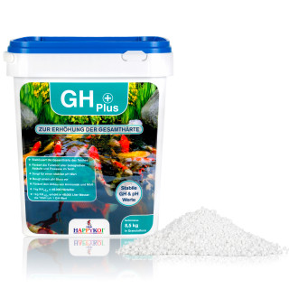 HAPPYKOI® GH Plus zur Erhöhung der Gesamthärte Wasserhärte in Granulatform - Menge: 8,5 kg