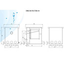 FILTRECO Trommelfilter DRUM FILTER - Typ 35 (Schwerkraft) Trommelfilter ohne Biokammer für Koiteich / Schwimmteich