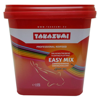 TAKAZUMI EASY MIX Koifutter (Winterfutter) Ø4,5 mm Mix aus Gold Plus + Easy bis 4°C - 4,5 kg Eimer