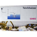 SCHEGO Teichheizer Heizstab Eisfreihalter Koi Teich Gartenteich - Leistung: 300 Watt