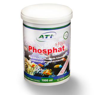 ATI Phosphat Stop - Hochleistungs-Phosphat-Adsorber für Süß- und Meerwasser Aquarium & Teich - Inhalt: 1.000 ml