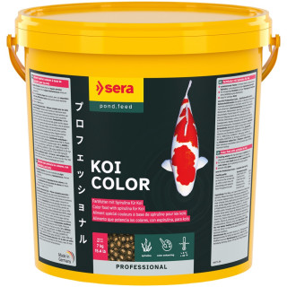 SERA KOI Professional Spirulina Color Farbfutter 3 mm Wachstum Gesundheit Farbe ab 8° Wassertemperatur Koifutter Alleinfutter Teich