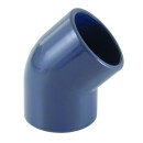 Plimat PVC Winkel 45° grau - Ø50 mm mit...