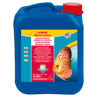 SERA Nitrit Minus Soforthilfe für Aquarien Einfahrphase oder akute Belastung Koi Teich - Inhalt: 5.000 ml
