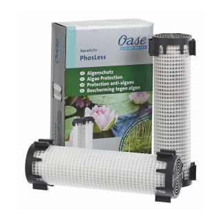 OASE AquaActiv PhosLess Algenschutz Kombi Pack 2x 1 L-Säulen Algenwachstumshemmer Phosphatbindung (Oase-Nr.36981)