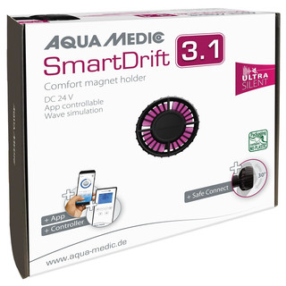 AQUA MEDIC SmartDrift x.1 series Kompakte ULTRA SILENT Strömungspumpe mit App-Steuerung zur Regulierung der Strömungsleistung und Wellenfrequenz - SmartDrift 3.1  (103.203)
