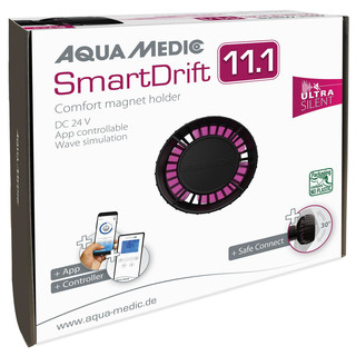 AQUA MEDIC SmartDrift x.1 series Kompakte ULTRA SILENT Strömungspumpe mit App-Steuerung zur Regulierung der Strömungsleistung und Wellenfrequenz - SmartDrift 11.1  (103.211)