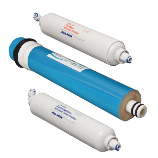 AQUA MEDIC easy line Filter Sets Filter Austausch Set Membrane für easy line 300 Umkehrosmoseanlagen - Filter Set EL + Membrane 75 (U712.075)