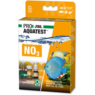 JBL PROAQUATEST NO3 Nitrat Schnelltest zur Bestimmung des Nitratgehalts in Süß-/Meerwasser-Aquarien Teiche Aquascaping Pflanzen (2412500)