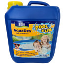 Söll AquaDes® POOL-DESINFEKTION gegen Bakterien, Pilze und Sporen Poolpflege Badewasser-Desinfektion - 5 Liter