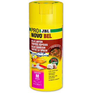 JBL PRONOVO BEL GRANO - Aquarium Hauptfutter-Granulat für alle Aquarienfische - Größe S