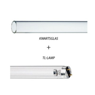PHILIPS TL 55 Watt Lampe + Quarzglas (Set) für TMC Pro Clear Ultima mit 55 Watt