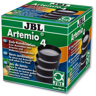 JBL Artemio 4 Siebkombination - 4-teiliges Sieb-Set für Lebendfutter wie z.B. Artemia (JBL-Nr.6106400)