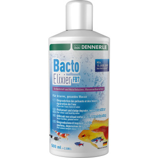 DENNERLE Bacto Elixier FB7 Wirkungsvolle Mischkultur ausgewählter, lebender Filterbakterien - Inhalt: 500 ml