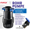 OSAGA Rohrpumpe ORP-60000 inkl. 1x OSAGA Leistungsregler...