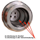 Orig. ROTA Dichtungssatz (3 Stk.) Gummidichtungen für ALLE ROTA Quarzgläser