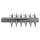 Absperrhahn Messing 4 mm, für Ø 4/6 mm Luftschläuche, Luftpumpenanschluss-Außendurchmesser: 19 mm, 12-fach-Verteiler