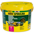 JBL Pronovo Spirulina Flakes M - Spirulina-Grünfutterflocken Größe M für alle Aquariumfische von 8-20 cm