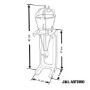 JBL Artemio 1 Set - Erweiterung Artemia Nauplien, Artemio Trichter Brutbehälter Aquarium Fisch Futter (6106100) - AMAZON