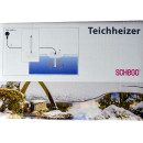SCHEGO Teichheizer Heizstab Eisfreihalter Koi Teich Gartenteich - Leistung: 200 Watt
