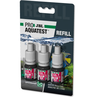 JBL PROAQUATEST CO2 Direct - Refill-Schnelltest (Nachfüllpackung) zur Bestimmung des Kohlendioxidgehalts (Hauptnährstoff für Pflanzen) in Süßwasser-Aquarien (2414100)