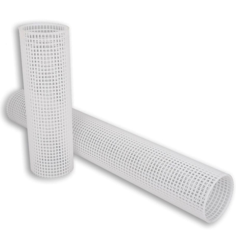 Produktbild von 2 Nylon-Filterbeutel – 160 Mesh (200µm), Ø15cm, Höhe 20cm – Für Farbe, Kraftstoff, Lack, Tinte – Wiederverwendbar, Mit Kordelzug
