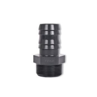 PVC Schlauchtülle Ø38 mm mit 1 1/2" Außengewinde