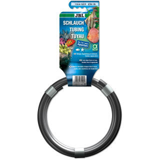 JBL Aquaschlauch GRAU - Fertig zugeschnittener grauer Schlauch - Länge: 2,5 m - Ø19/25 mm