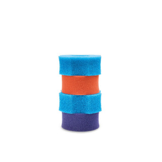 OASE Ersatzschwamm Set FiltoClear 19000 - 1 roter, 2 blaue  und 1 violetter Schwamm (OASE-Nr. 77874)