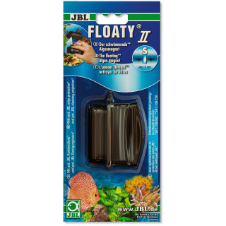 JBL FLOATY II - Schwimmender Scheiben-Reinigungsmagnet für Aquarien - Größe S
