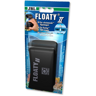JBL FLOATY II - Schwimmender Scheiben-Reinigungsmagnet für Aquarien - Größe L